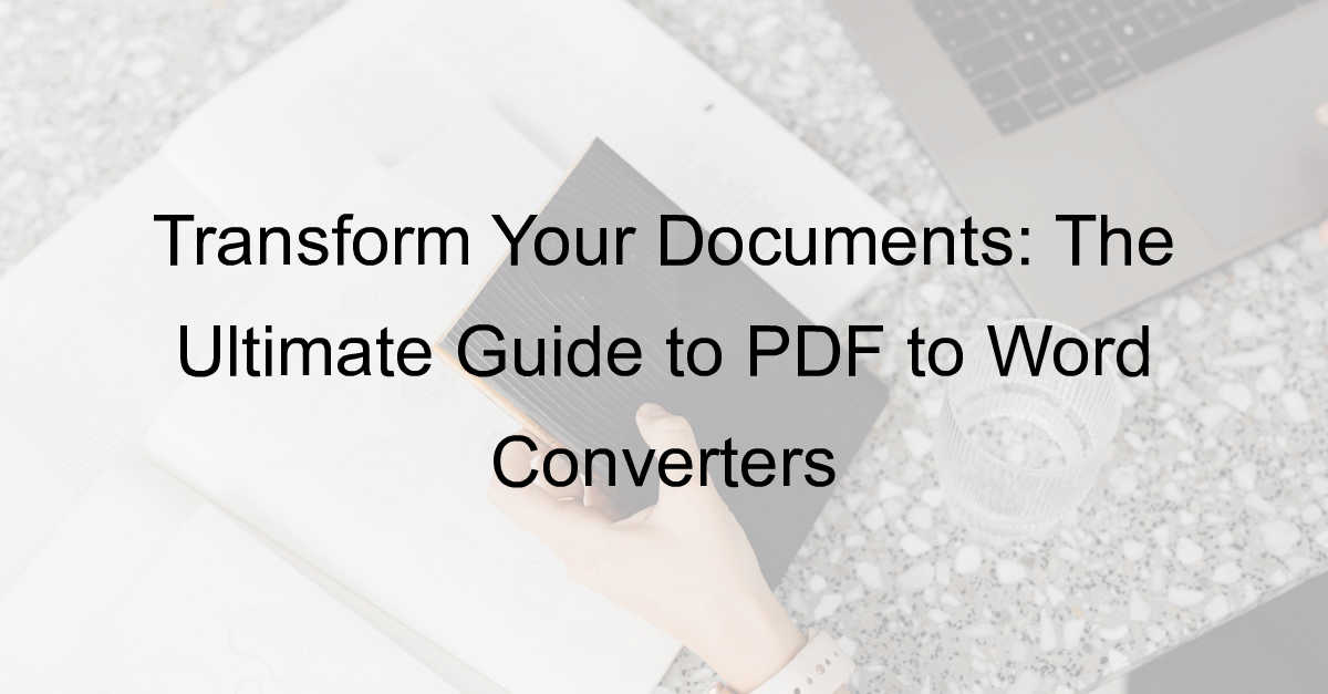 pdf to word converter