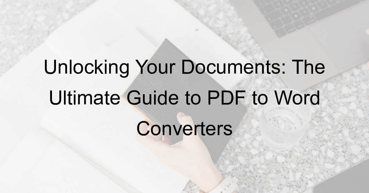 pdf to word converter