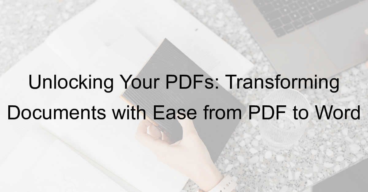 pdf to word document