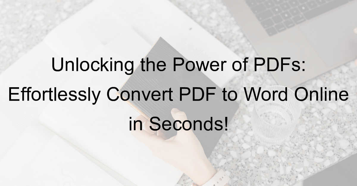 pdf to word online