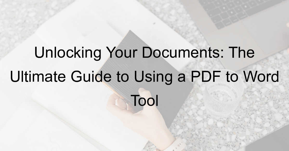 pdf to word tool